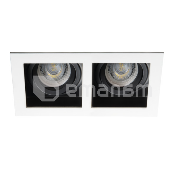 სანათი წერტილოვანი Kanlux ARET 2XMR16-W 26723 Gx5.3/GU10 2x MAX 35W