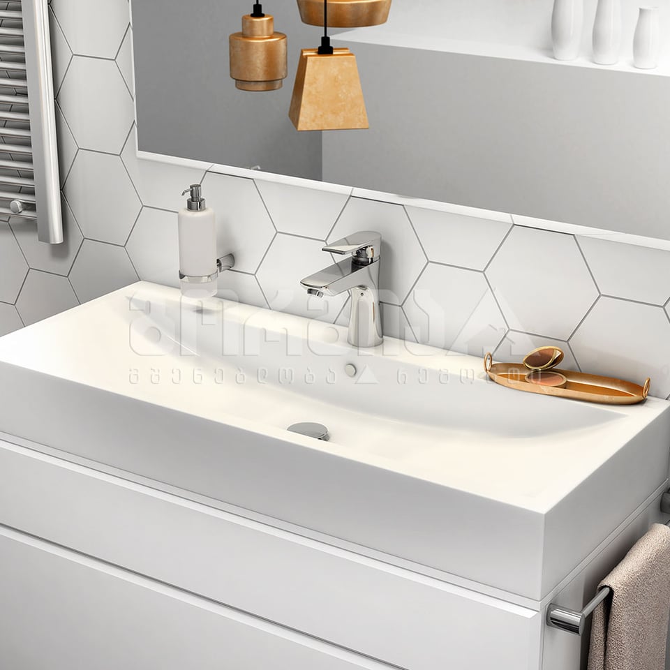 ხელსაბანის შემრევი ALGEO SQUARE BAQ2