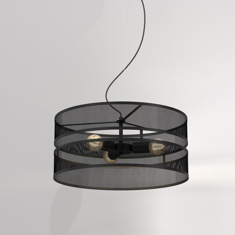 საკიდი Luminex 3153 Glum 3 E27 15W შავი