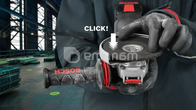 კუთხის სახეხი მანქანა Bosch GWX 14-125 Professional 1400W