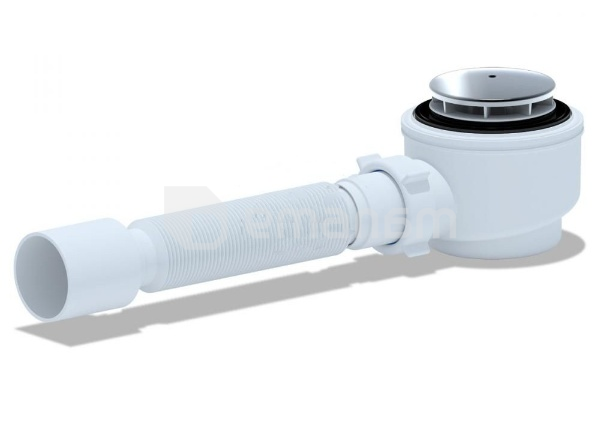 სიფონი პადონის დრეკადი მილით ANI PLAST  1 1/2**50 375*40/50  E415CEU