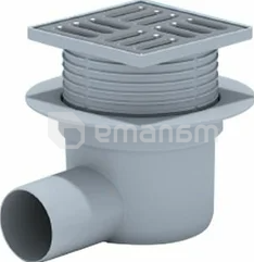 ტრაპი  უჟანგავი ფოლადისგან   ANI PLAST 50 10x10 TQ5602EU