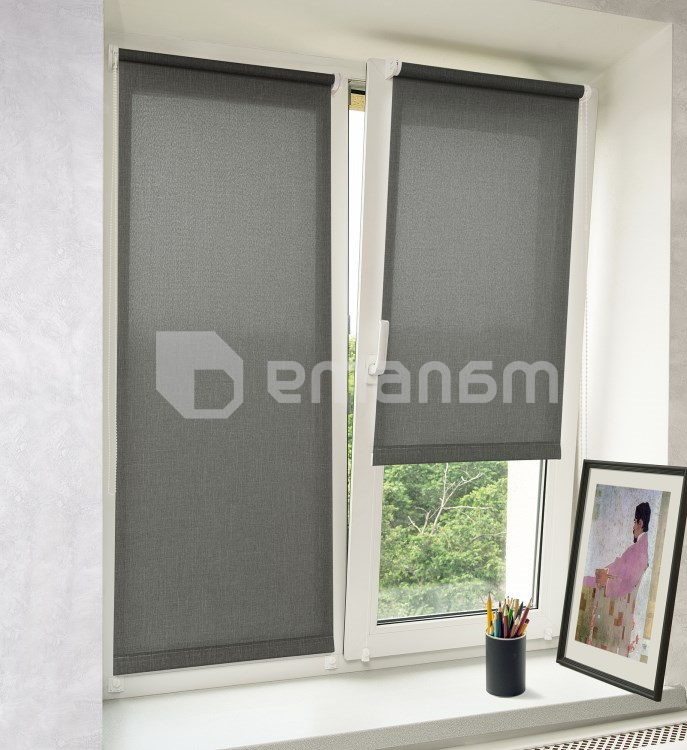 შტორი Delfa Aura SRSH-01M-2721 119(115)/170 სმ ნაცრისფერი