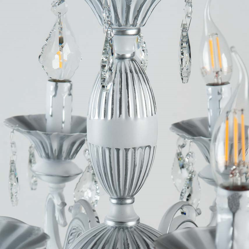 ჭაღი New Light 8 E14 77528/8 თეთრი