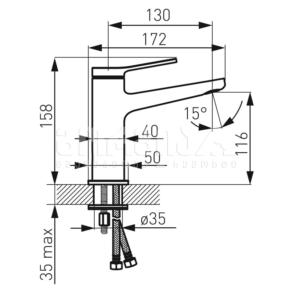 ხელსაბანის შემრევი STRATOS BSC2
