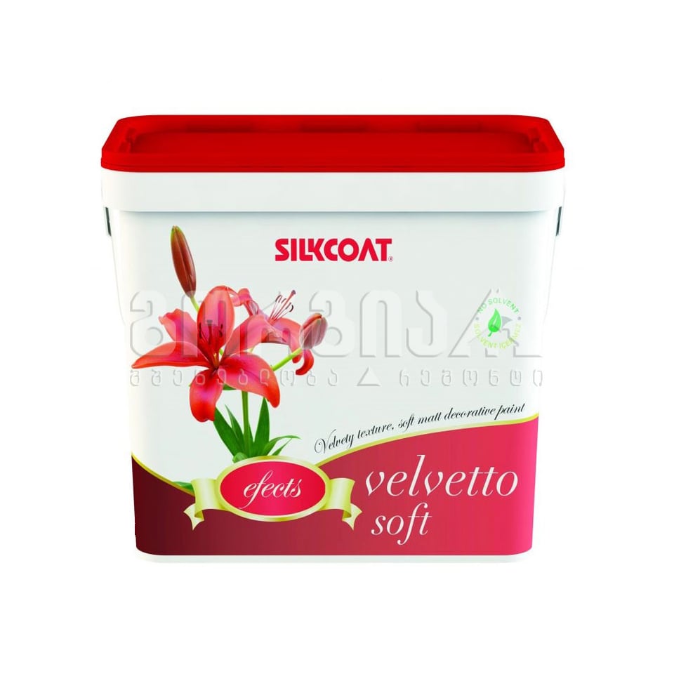 დეკორატიული საღებავი 3 კგ " VELVETO SOFT"