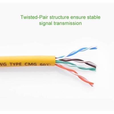 UTP LAN კაბელი UGREEN NW103 (11230) Cat5e Patch Cord UTP Lan Cable 1m (Yellow)
