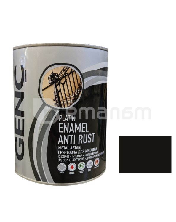 პრაიმერი ანტიკოროზიული Genc Synthetic antirust შავი 2,5 ლ