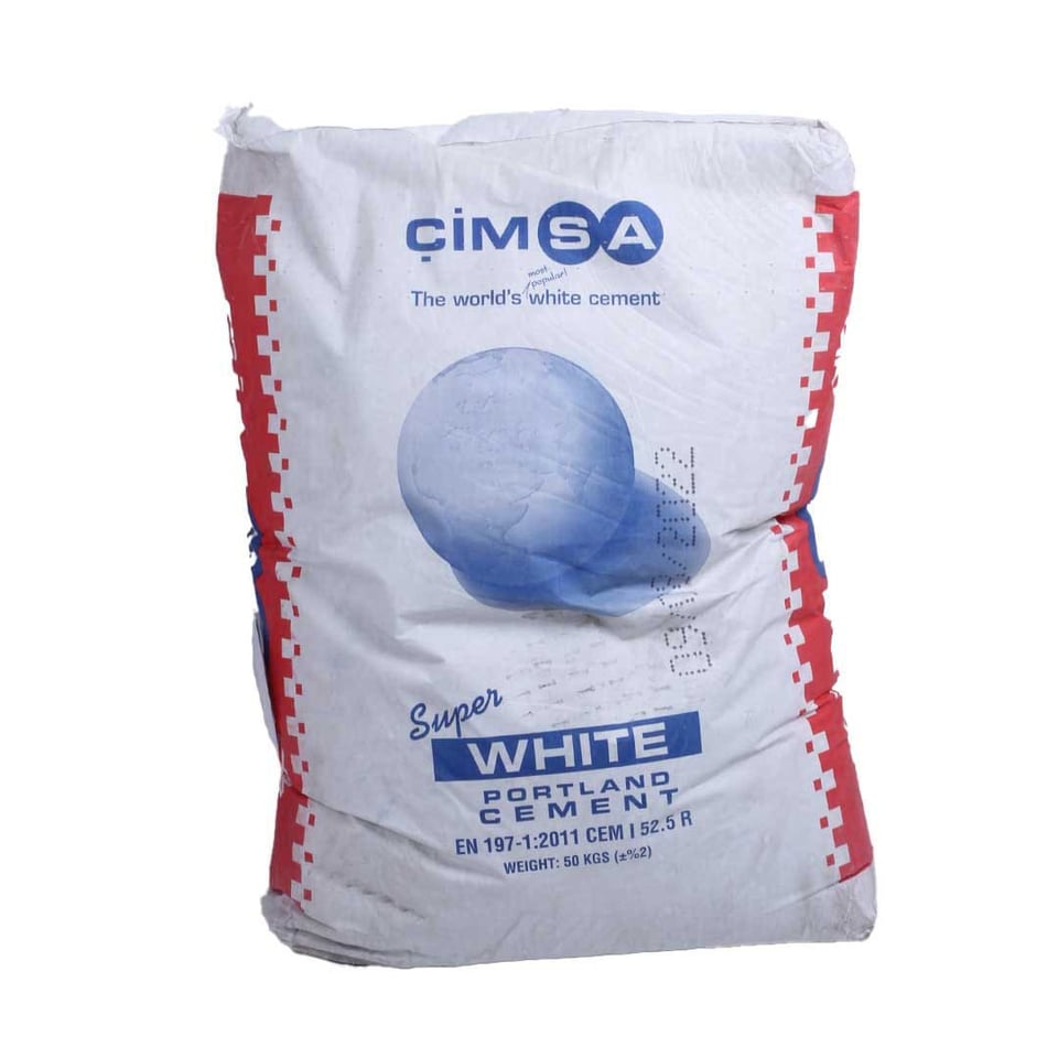 ცემენტი თეთრი 50კგ (cimsa)