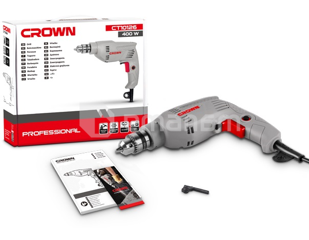 დრელი Crown CT10126 400W