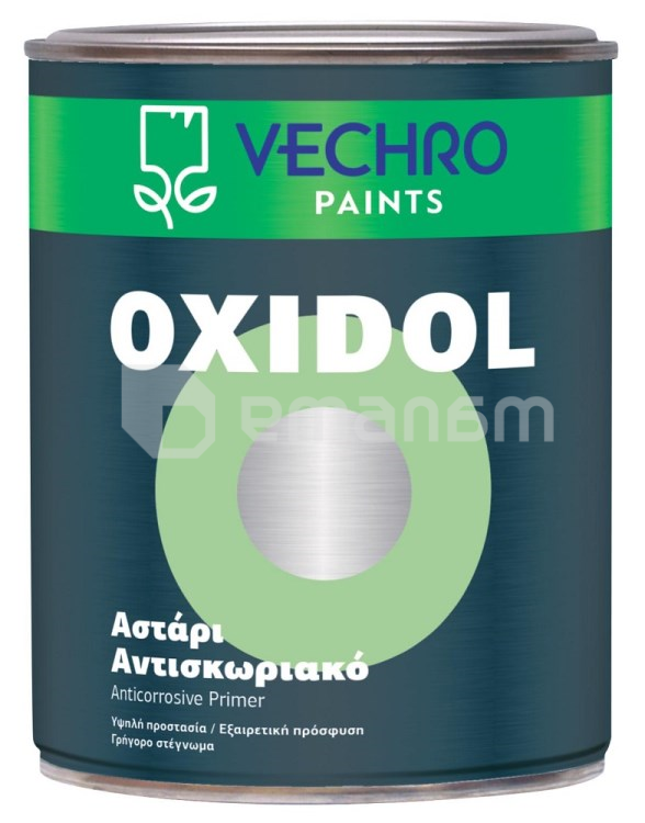 გრუნტი ლითონის ანტიკოროზიული Vechro Oxidol Grey 0.375 ლ