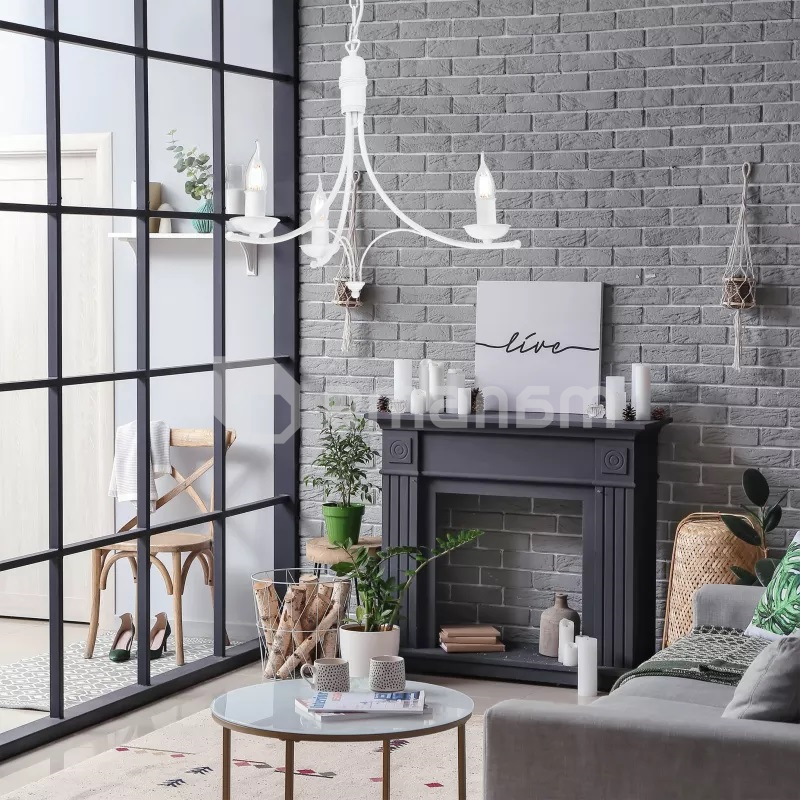 ჭაღი Lamkur 3 E27 ლითონი თეთრი LUCY 44149