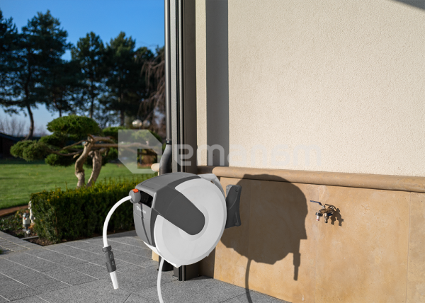 კოჭა ავტომატური შლანგით Bradas White Line WL-W6B20 1/2" 20 მ