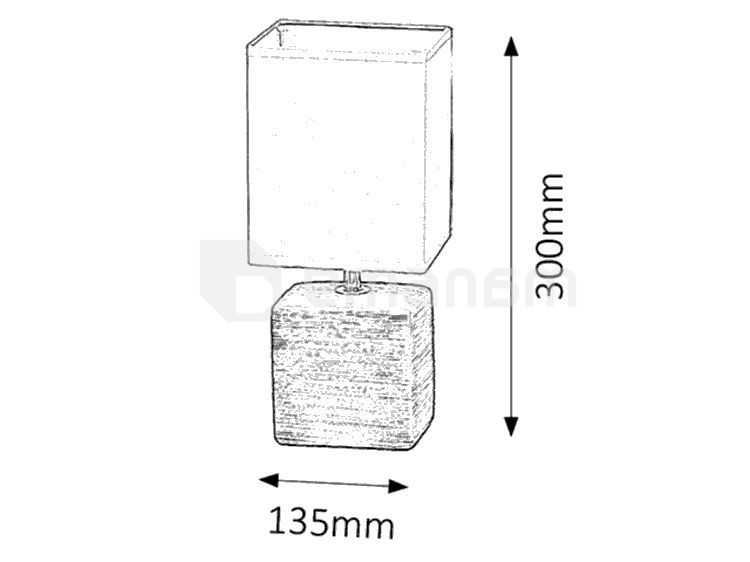 სანათი მაგიდის Rabalux Orlando 4930 E14 1x MAX 40W