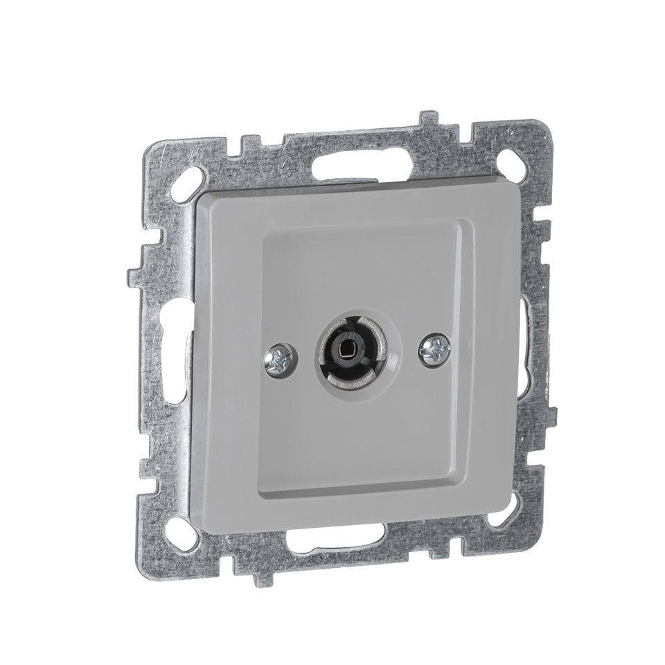 როზეტი TV, ნაცრისფერი, ჩარჩოს გარეშე TOURANX/ALEGRAX
