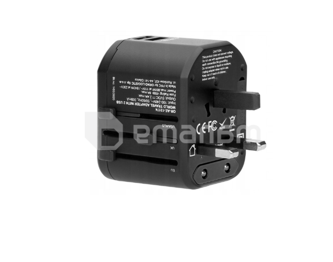 დამტენი უნივერსალური ORNO 2.4A 5V USB GOWORLD