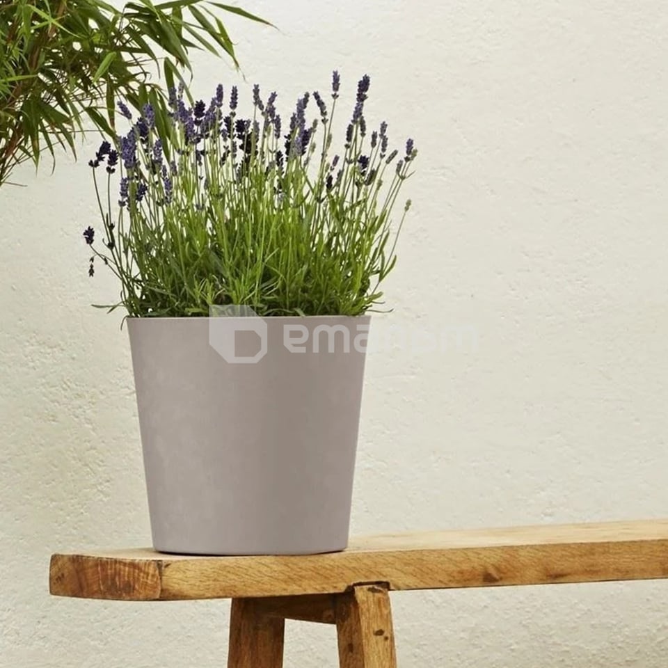 ქოთანი პლასტმასის EDA POT ELEMENT CONIQUE 25x24 სმ - 8,7ლ