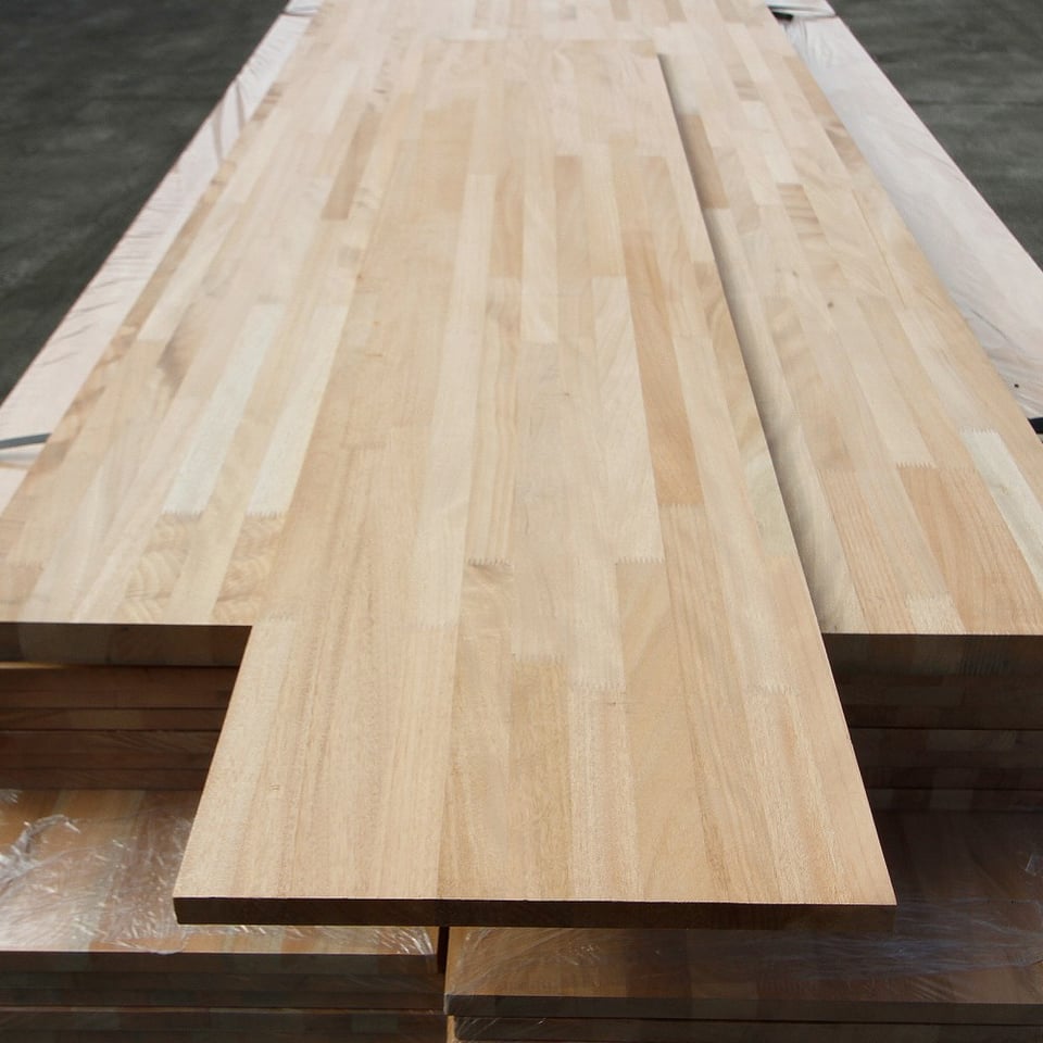 ავეჯის დაფა ECOWOOD OKUME ხარისხი A 22x600x2000 მმ ტროპიკული ხე