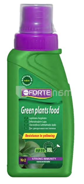 სასუქი ფოლთლოვანი მცენარეებისთვის Bona Forte 285 მლ