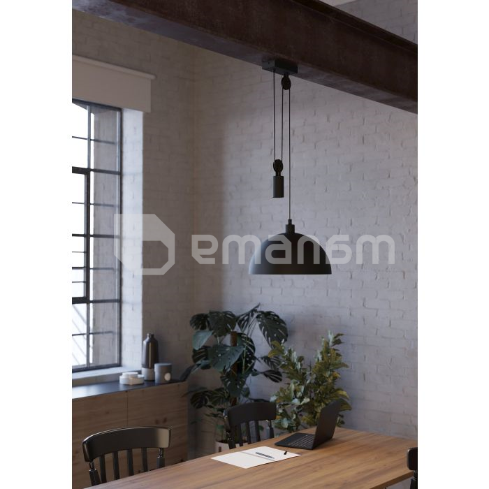 საკიდი EGLO 43435WINKWORTH-1 Е27 შავი