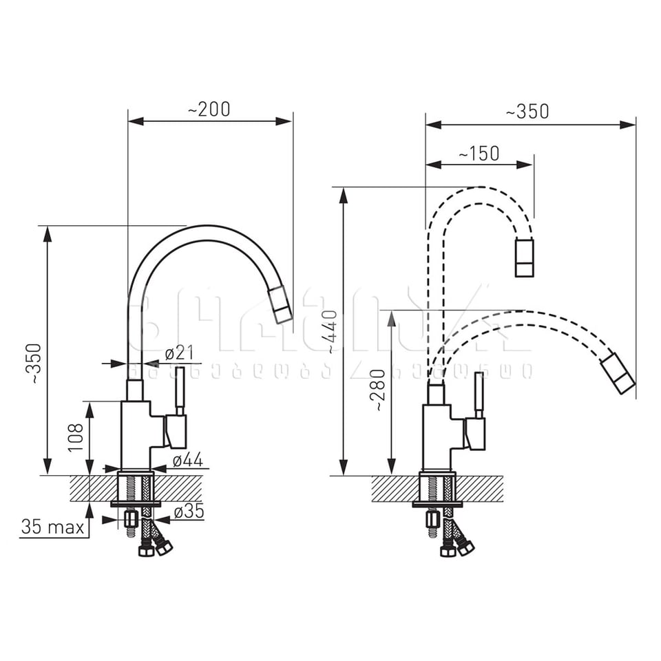 სამზარეულოს შემრევი ZUMBA BZA4M