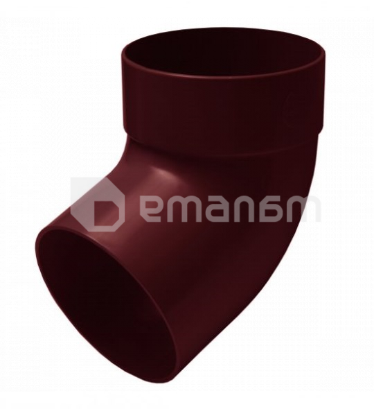 მუხლი მილის Rainway 67° 75 მმ წითელი