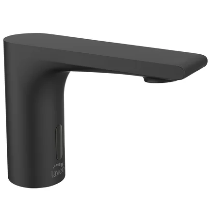 ხელსაბანის სენსორული შემრევი Laveo PLATO, Black