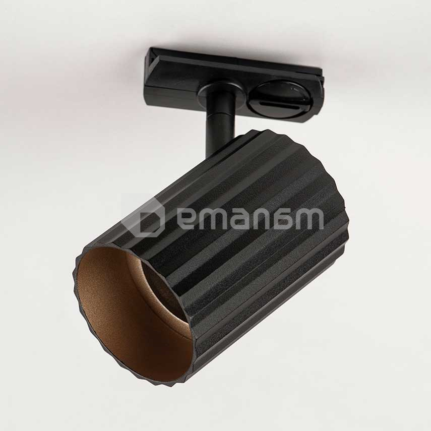 არხის სანათი New Light D8421 50W GU10 შავი ოქროსფერი