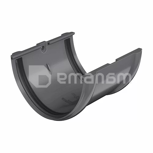 ღარის შემაერთებელი Technonicol 125/82 PVC ნაცრისფერი