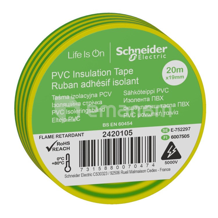 საიზოლაციო ლენტი Schneider Electric 20მ