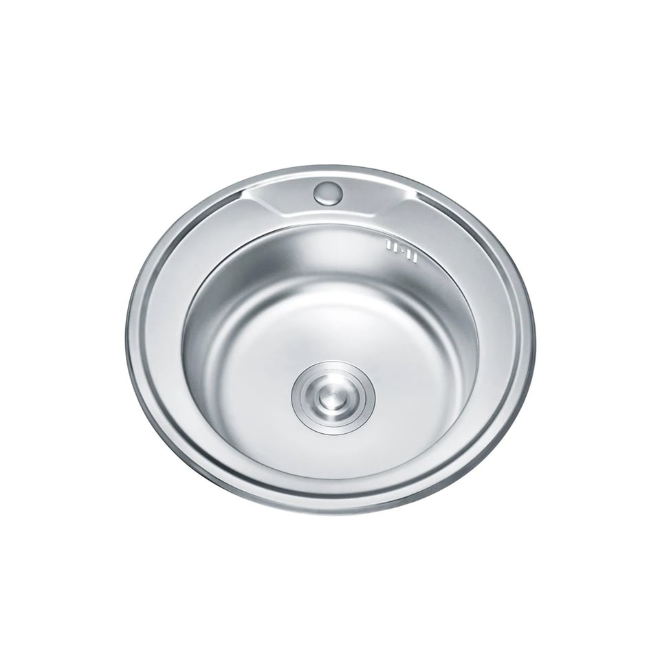 სამზარეულოს ნიჟარა+სიფონი LS5151 - 51*51* (0.6MM)