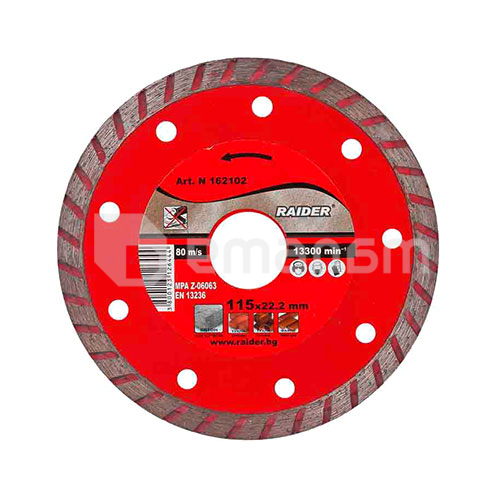 დისკო ალმასის Raider Turbo 230x22.2mm RD-DD08