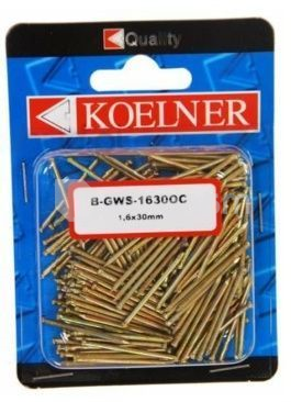 ლურსმანი Koelner 1,6X30 მმ მოთუთიებული 200 ც B-GWS-1630OC