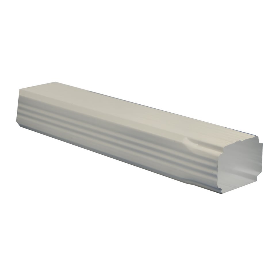 ოთხკუთხა წყალსაწრეტი მილი 0.50x350 RAL 9002 (2000 მმ.)