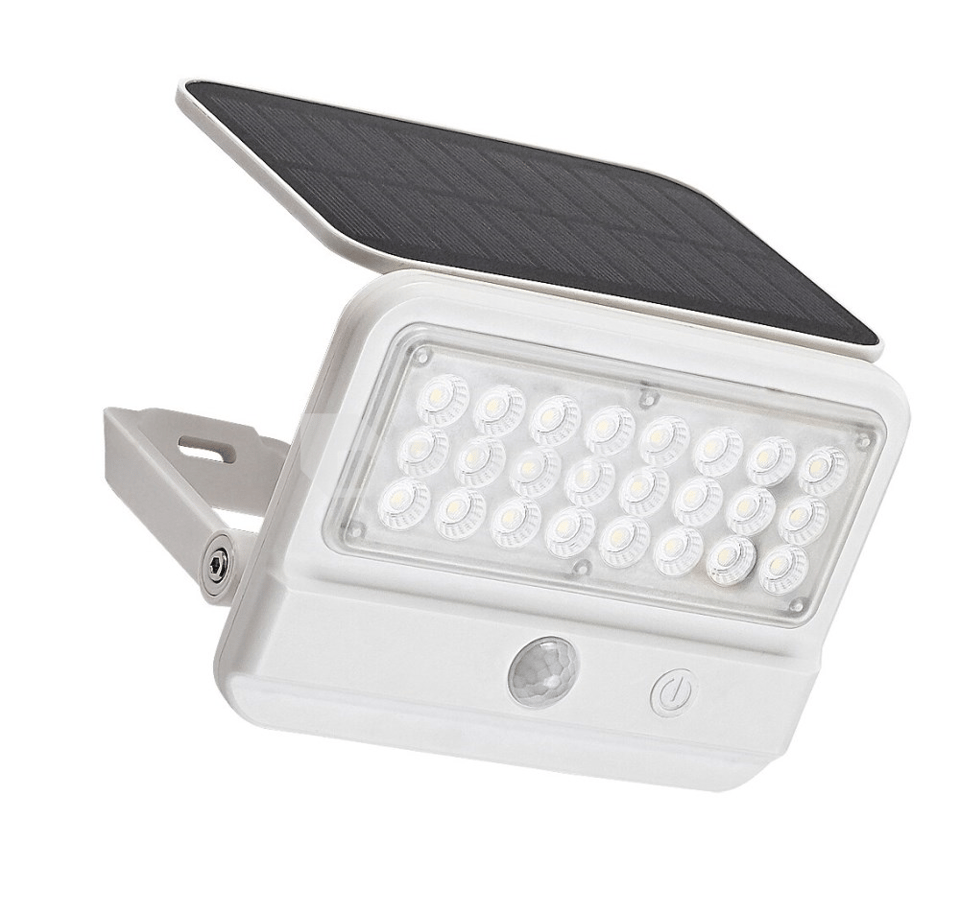 სანათი კედლის Rabalux Flaxton 7W 4000К 700Lm IP54 77090 Solar სენსორი თეთრი