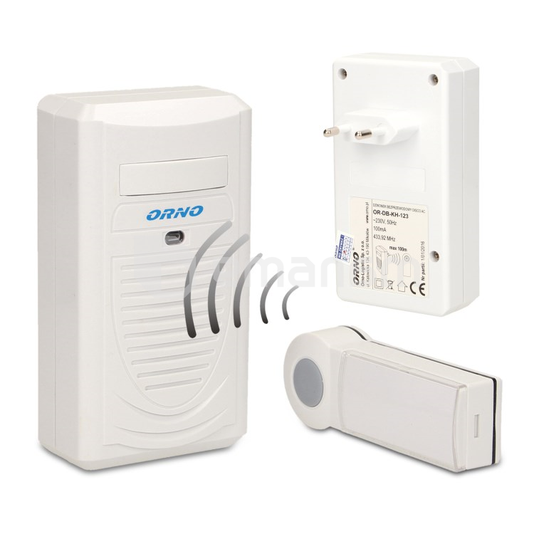 ზარი უსადენო ORNO 70მ