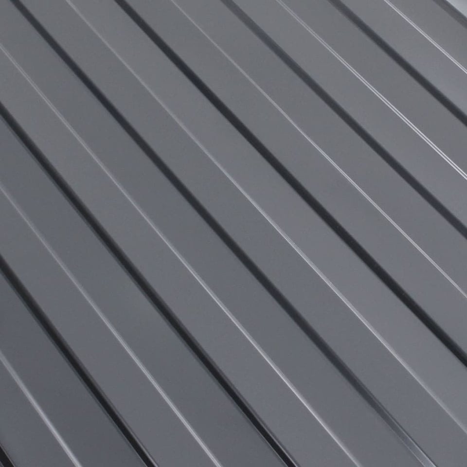 პროფილირებული ფერადი თუნუქის სახურავი 0.45X1190 პრიალა RAL 7024 (სამხრეთ კორეა)  NOVA