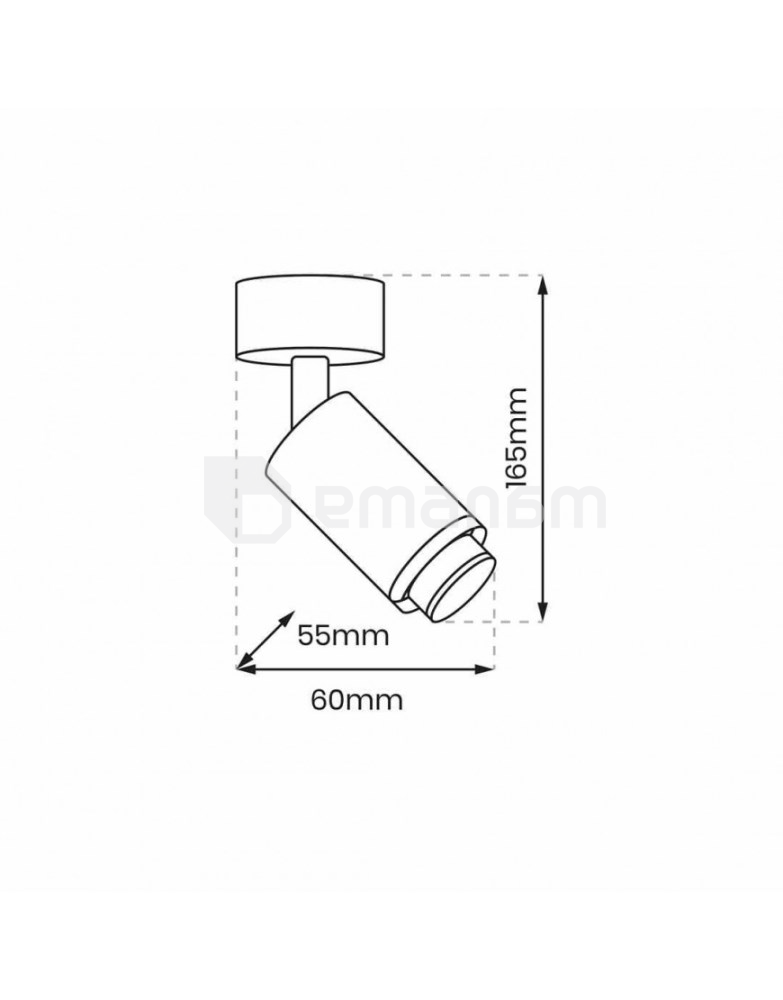 სპოტი Milagro ML7372  Zoom 1 GU10 თეთრი