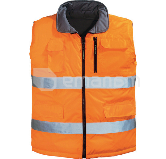 ჟილეტი დათბილული ორმხრივი Coverguard 7HWGO XXL ნარინჯისფერი