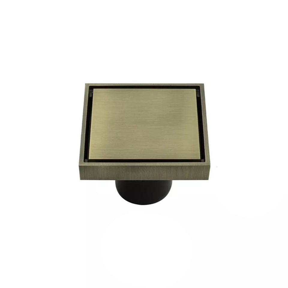 ტრაპი უჟანგავი ფოლადის BAIYI SFD-042 304 GOLD MATT 100x100