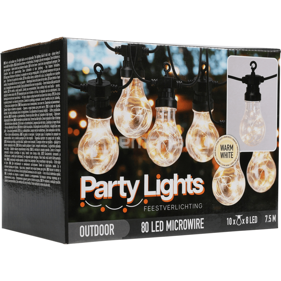 სადღესასწაულო ნათურები Koopman 80led