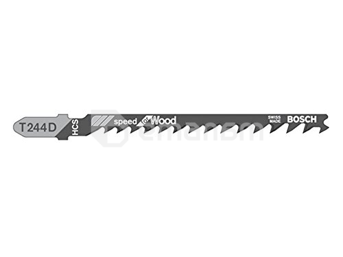 პირი ბეწვახერხის ხისთვის Bosch T 244 D 100 მმ 5 ც (2608630058)