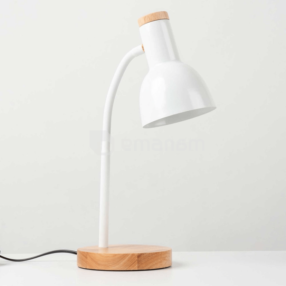 მაგიდის სანათი New Light 1 E27 თეთრი MMT0280J-13 1653/01/3675