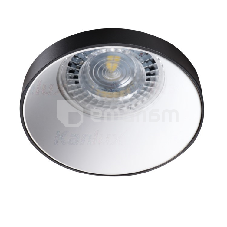 სანათი წერტილოვანი Kanlux SIMEN DSO B/W შავი-თეთრი 29138 35W