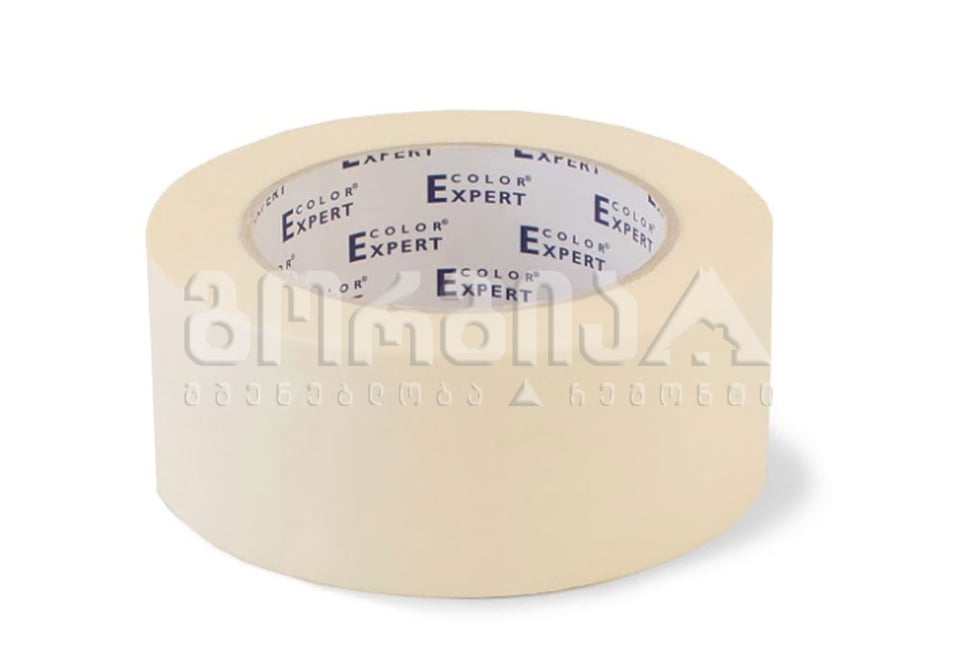 ქაღალდის წებვადი ლენტი თხელი 96000512 48მმ*25მ 40°ს