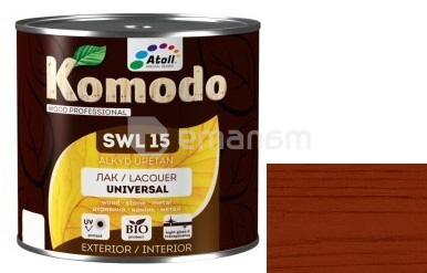 ლაქი Komodo Universal SWL-15 0.7 ლ მაჰაგონი