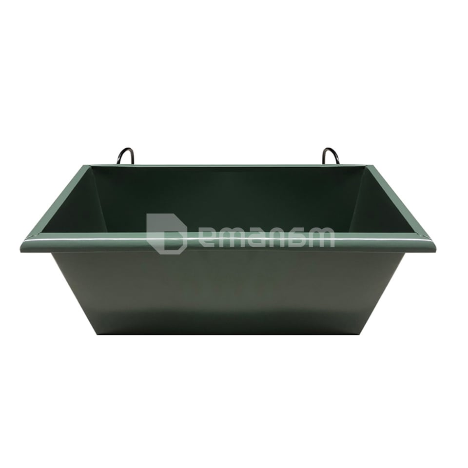 ქოთანი აივანის Zinc Balcony Box W.Support PC. Mixcolor L44W21H17