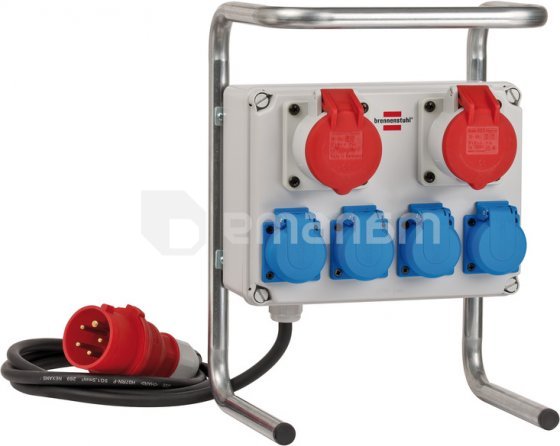 გამანაწილებელი 6 Brennenstuhl 2მ 5х1,5მმ2 IP44 BKV 2/4G