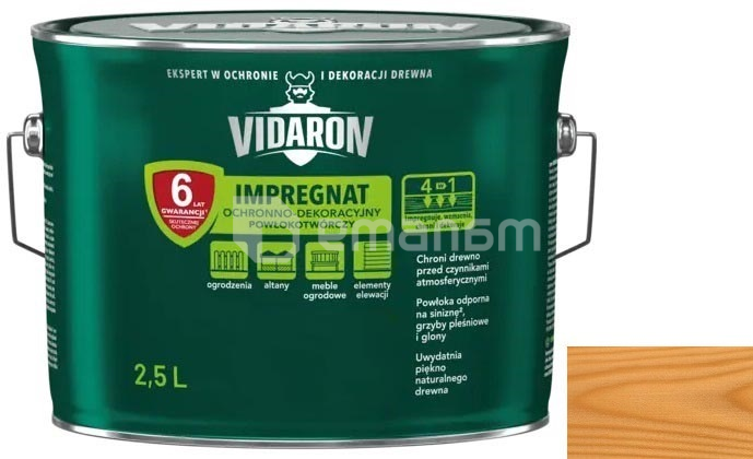 გასაჟღენთი ხის Vidaron Impregnat 2.5 ლ V04 კაკალი