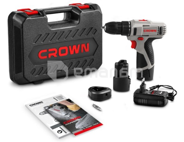 აკუმულატორის დრელი-სახრახნისი Crown CT21053LH 12V